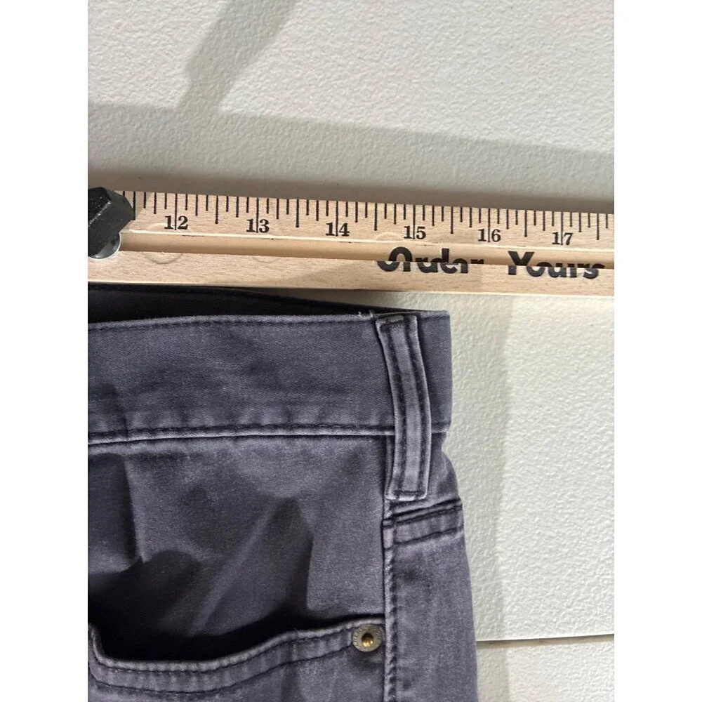Dockers Mens Classic Fit Gray Pants 31x30 Cotton Blend Straight Leg Casual Wear